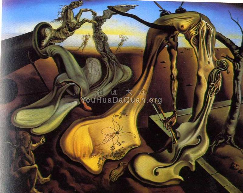 晚上的蜘蛛-希望 - 萨尔瓦多·达利